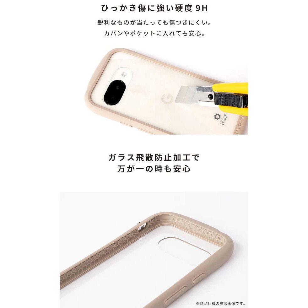 41-987100 [Google Pixel 9a専用]iFace Reflection強化ガラスクリア