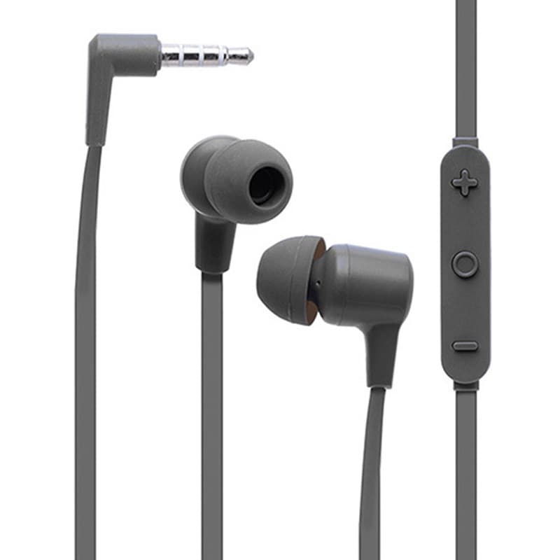 691-986226 humor EARPHONES 3.5mm イヤホンマイク humor グレー