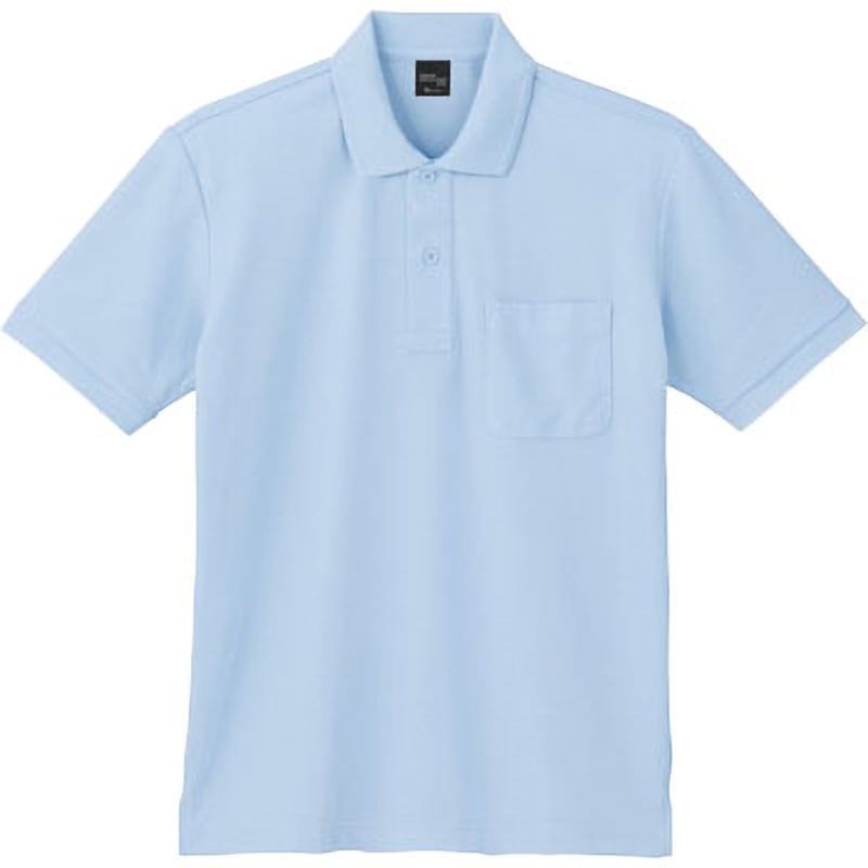 85874 半袖ポロシャツ 85874 自重堂 サックス色 サイズL - 【通販