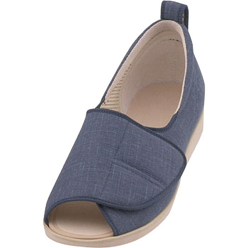 1026 オープン 和(なごみ) 徳武産業 紺色 サイズ21.0～21.5cm足幅3E 1足 5,398円