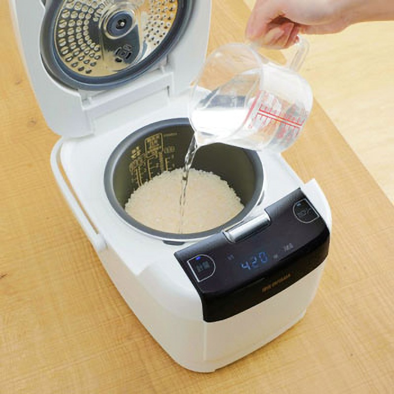 IRIS OHYAMA 炊飯器　RC-IC30-W Amazon.co.jp: Iris Ohyama RC-IC30-W Rice Cooker, IH 3 Cup