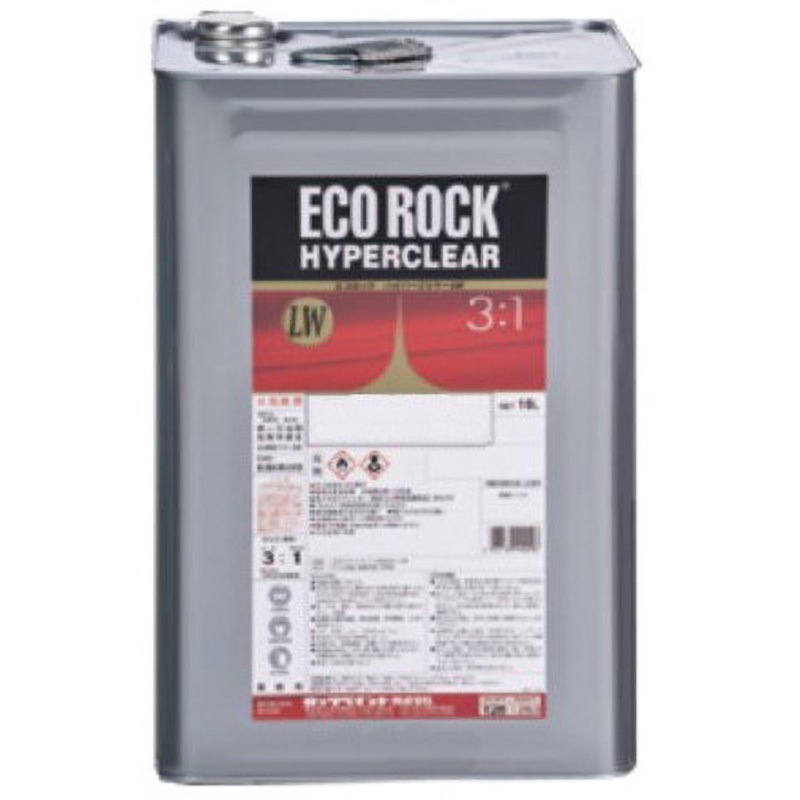 ロックペイント　ハイパークリヤーH　16kg エコロック ハイパークリヤーH 16kg/ロックペイント クリヤー