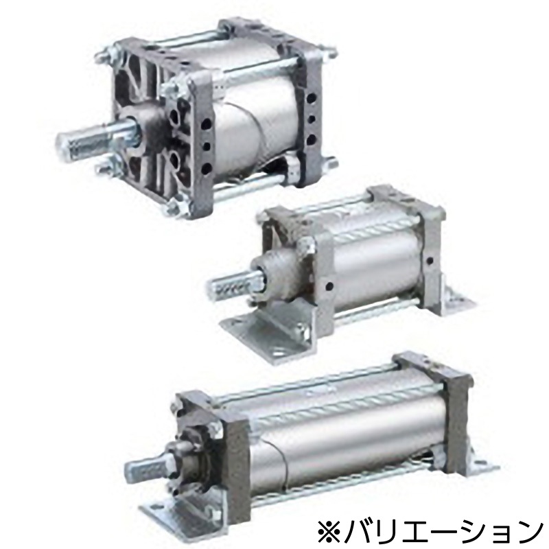 CS2L125-20 標準形エアシリンダ(角形カバー)CS2 シリーズ(CS2L1～) SMC 複動片ロッド チューブ内径125mmシリンダストローク20mm