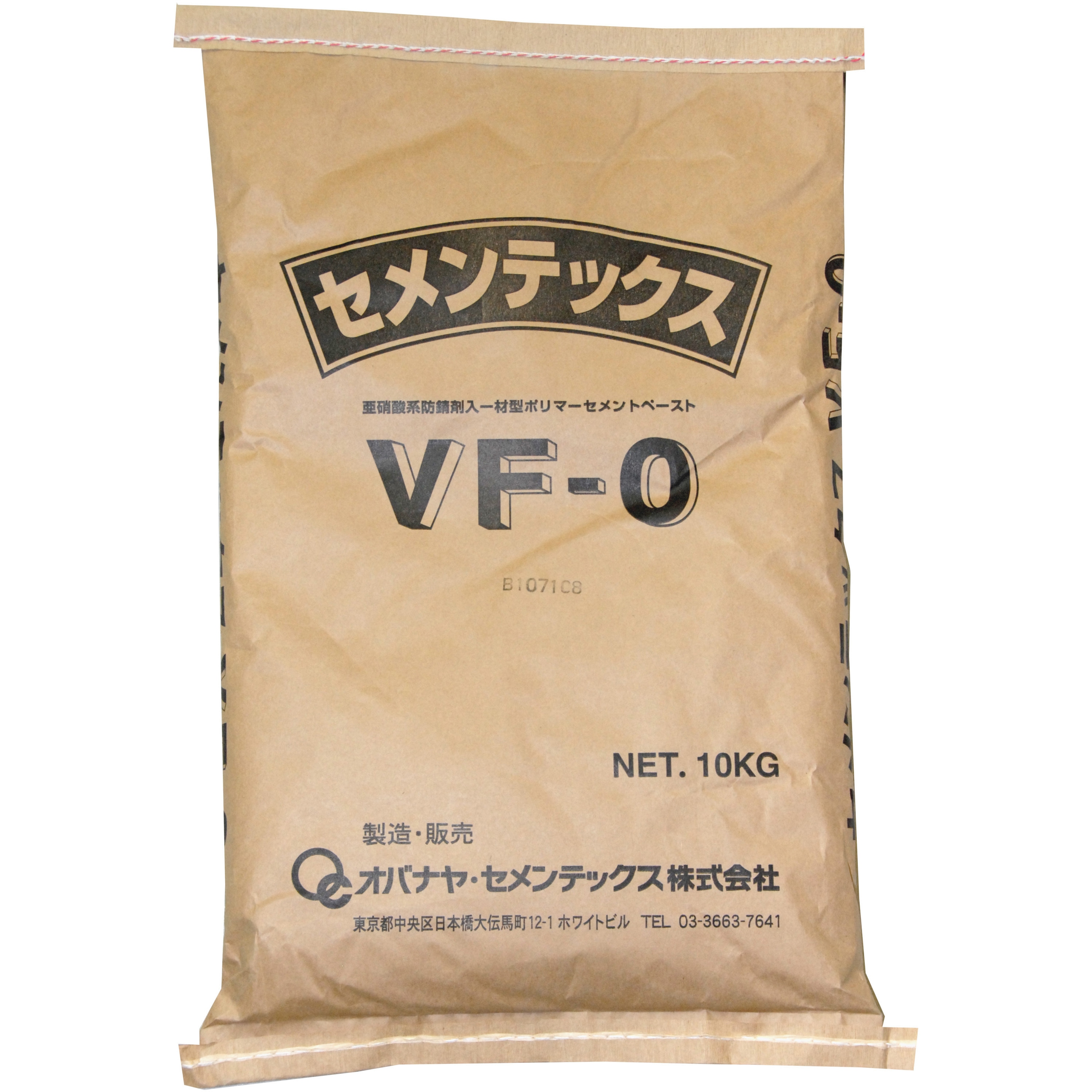 亜硝酸塩系入り(鉄筋防錆剤) セメンテックスVF-0 1袋(10kg) オバナヤ・セメンテックス 【通販モノタロウ】