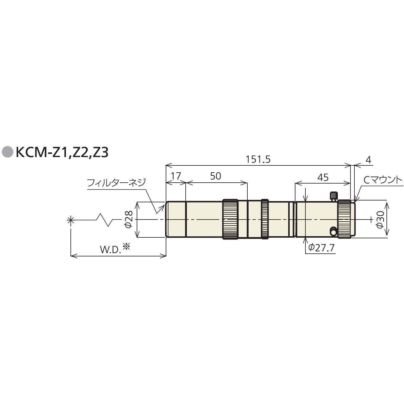 KCM-Z3 ズーム型高解像度レンズ Kenko(ケンコートキナー) C