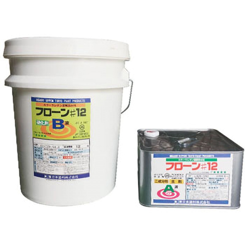 フローン12 東日本塗料 防水 クールホワイト色 1セット(18kg) 【通販
