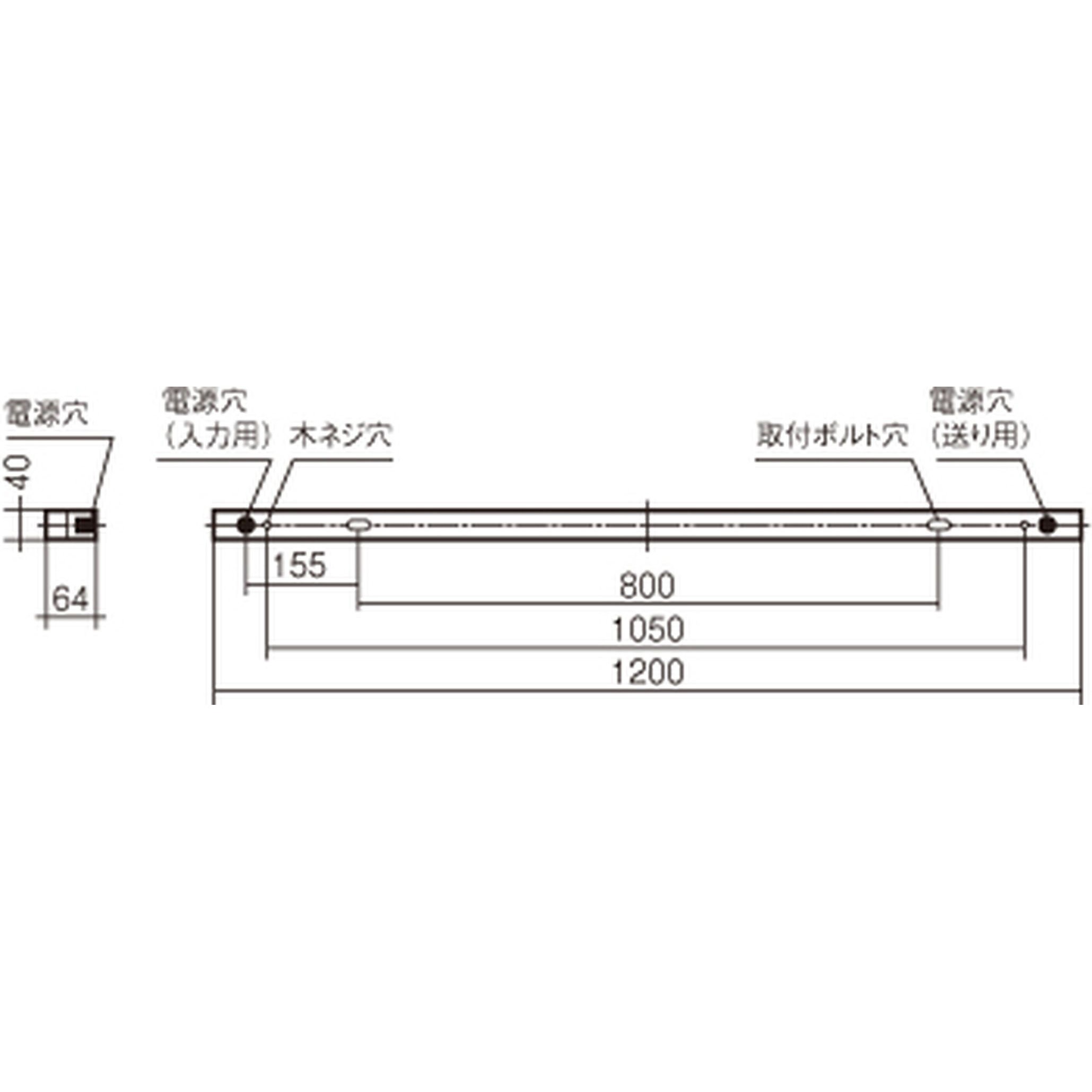 パナソニック 天井直付型 一体型LEDベースライト ライコン別売 コーナーライト panasonic/代引き不可品