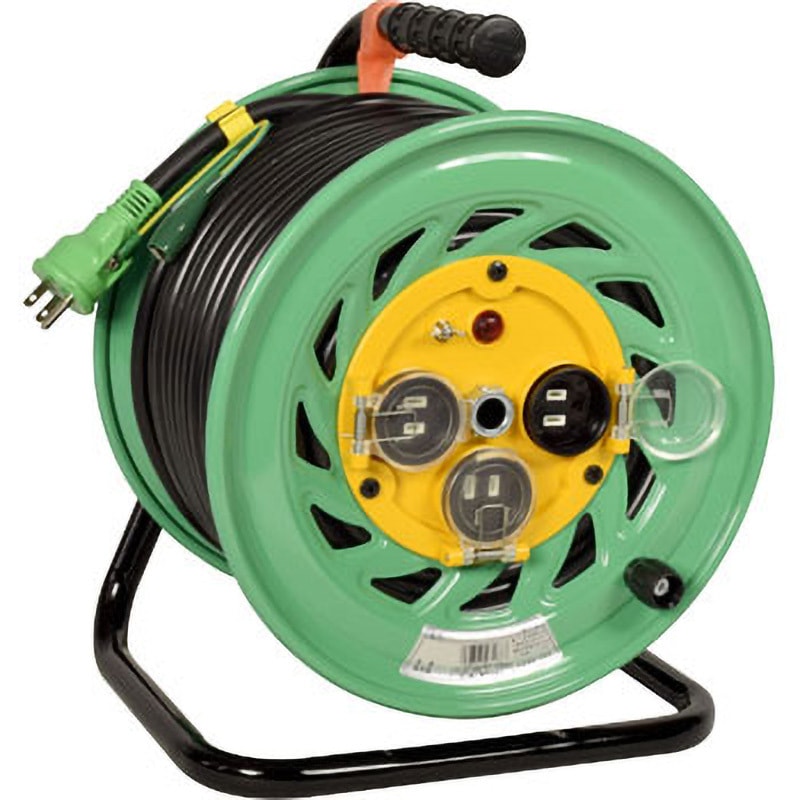 FW-E33RE 防雨・防塵型ドラム 日動工業 3口 長さ30m  FW-E33RE