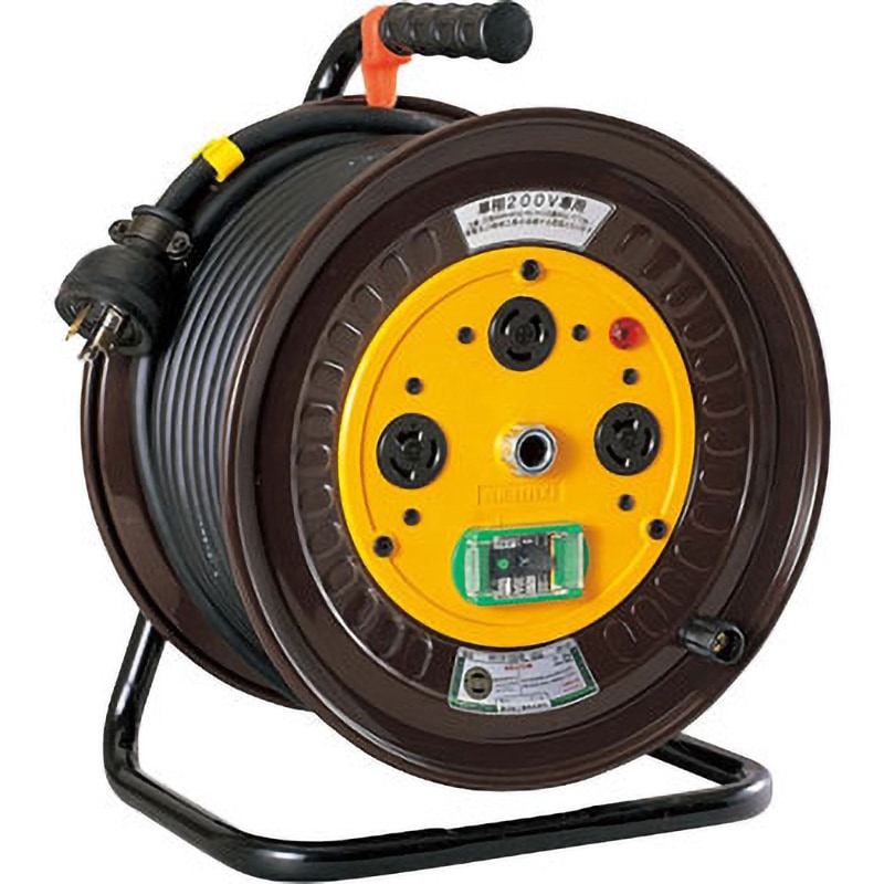 ND-EB230L-20A 単相200Vロック(引掛)式ドラム 日動工業 3口 【通販