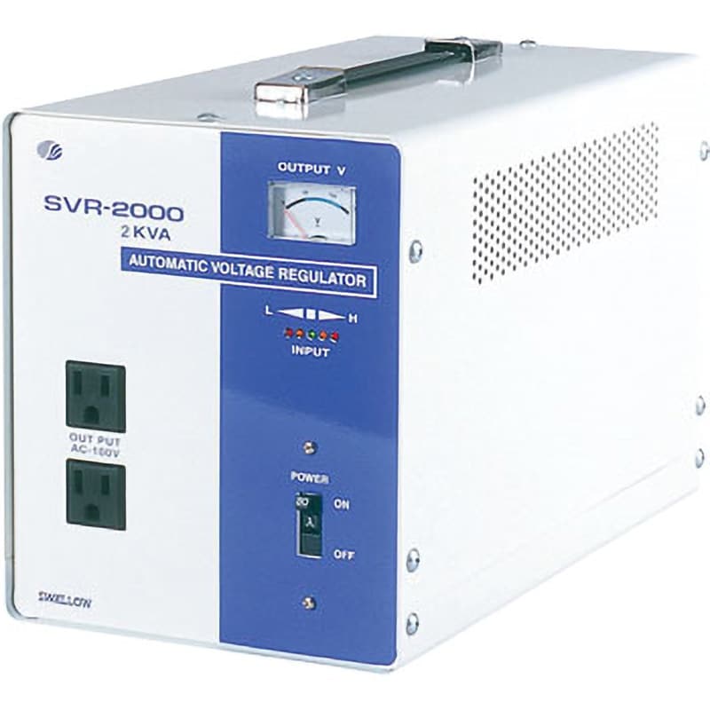 日動工業 交流定電圧電源装置 2KVA 20A安全ブレーカー SVR-2000-