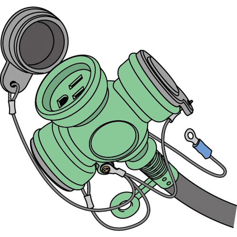 PPTW-10E-RE リペアポッキン防雨型延長コード 日動工業 SVCT 電線長さ