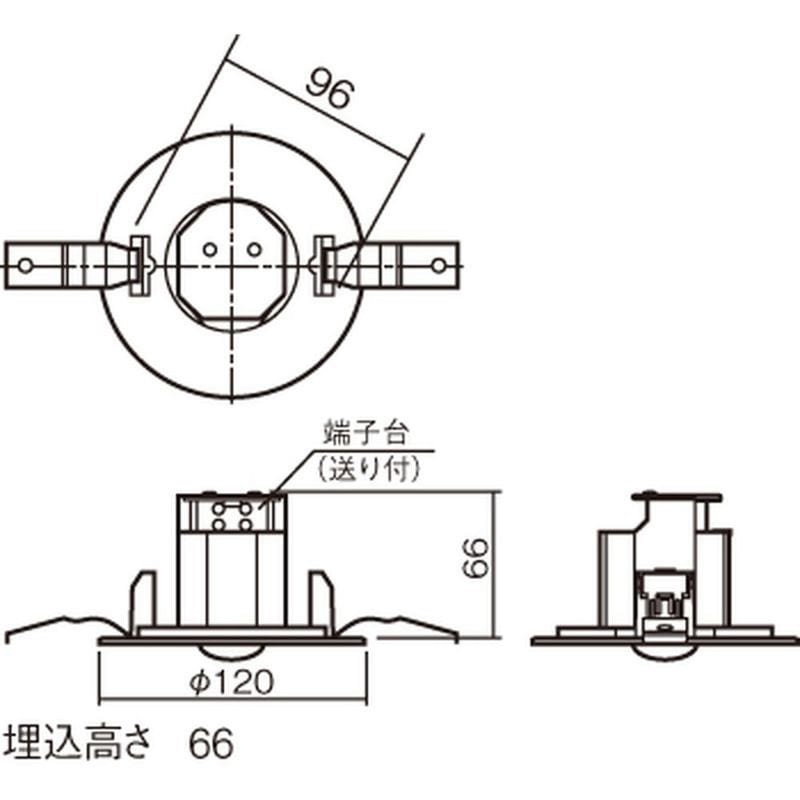 NNFB84645 天井直付型 非常用照明器具 Panasonic(パナソニック) 天井埋