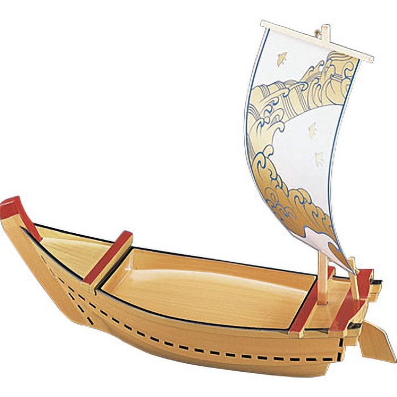 1-709-1 盛込舟 ABS大漁舟 1個 若泉漆器 【通販モノタロウ】