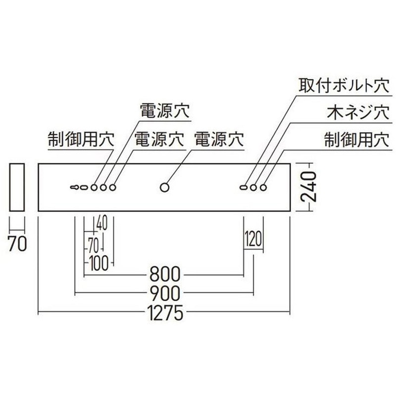 NNN57003 iDシリーズ 和風直付 ベースライト 本体のみ Panasonic