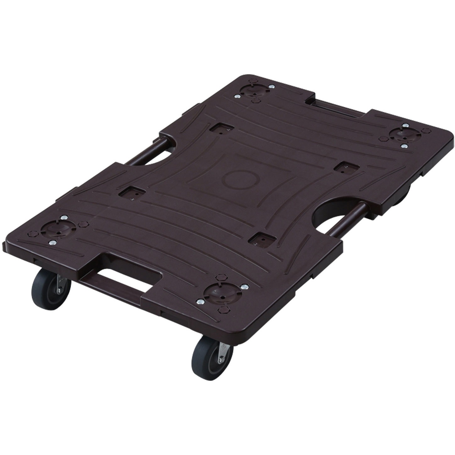 NTRL-E65(DB) スマート連結平台車 YAMAZEN(山善) 自在 樹脂製