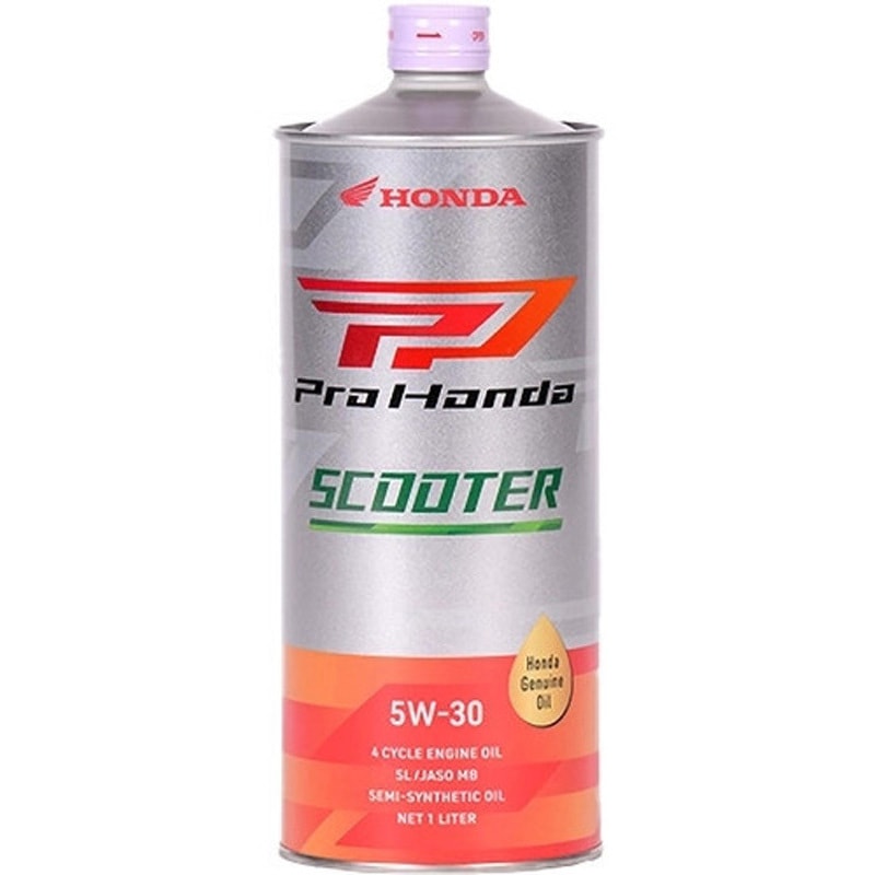 クアン専用 08211-99971 Pro Honda 4サイクルバイクエンジン用オイル SCOOTER 5W