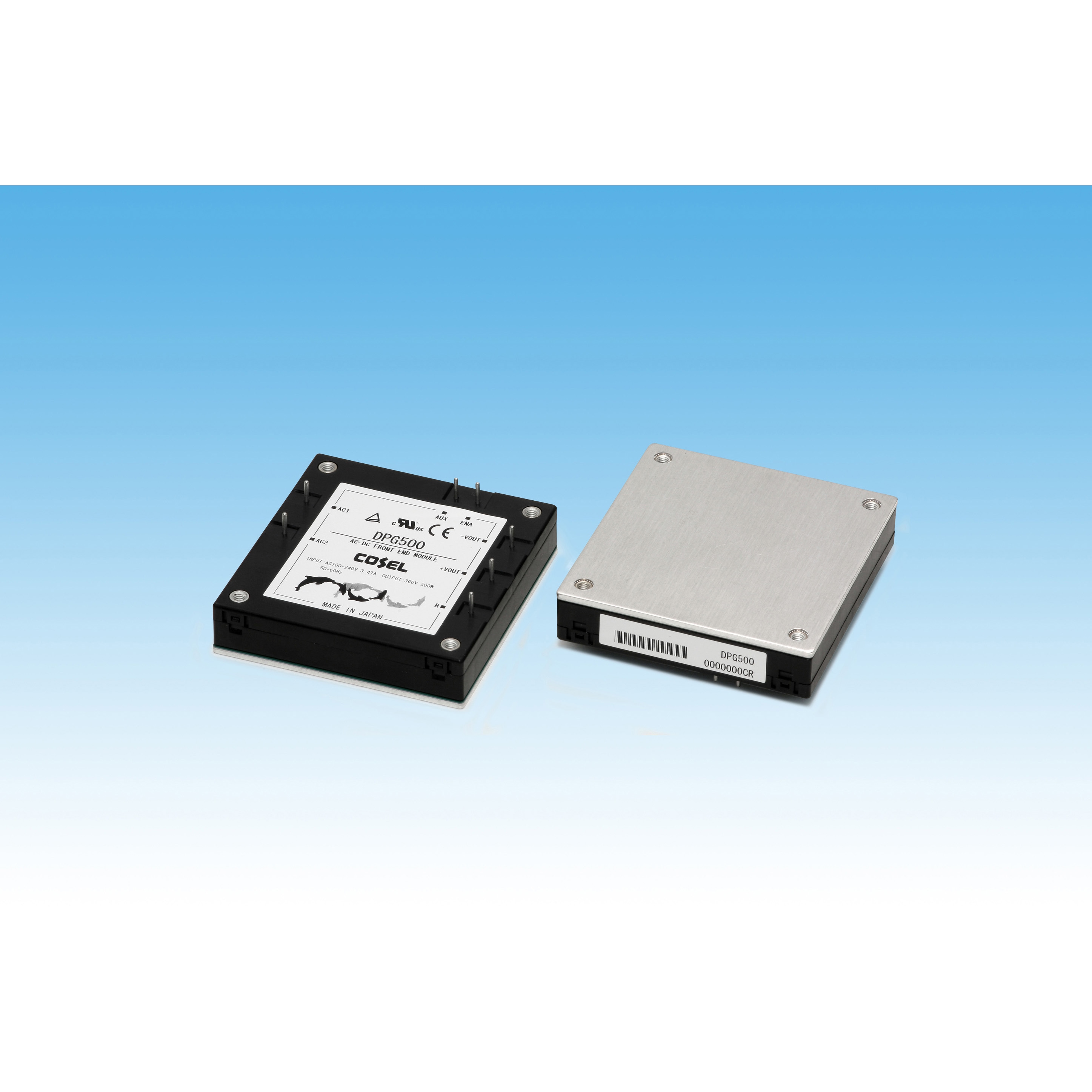 DPG500-T DC/DCコンバータ DPGシリーズ コーセル 入力電圧(V):AC85～264 1Φ/AC170～264 1Φ