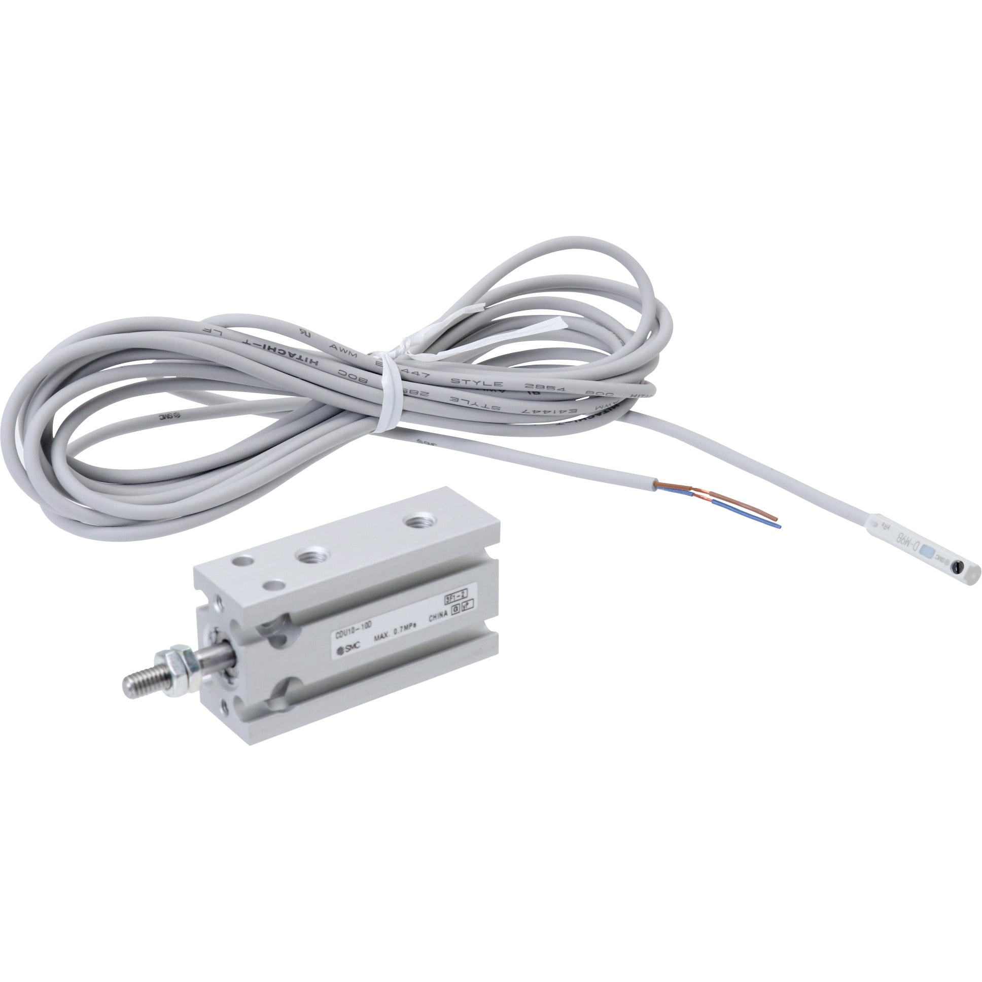 CDU10-10D-M9BLS フリーマウントシリンダCUシリーズ (CDU10-1～) SMC 複動片ロッド ラバークッション付 シリンダストローク10mm 5,246円