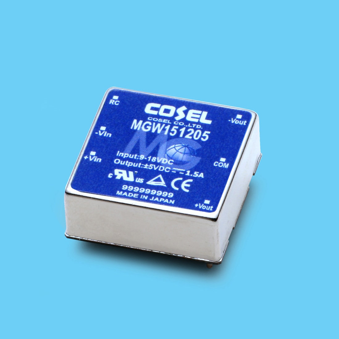MGW152412-G DC/DCコンバータ MGWシリーズ コーセル オンボード 15W