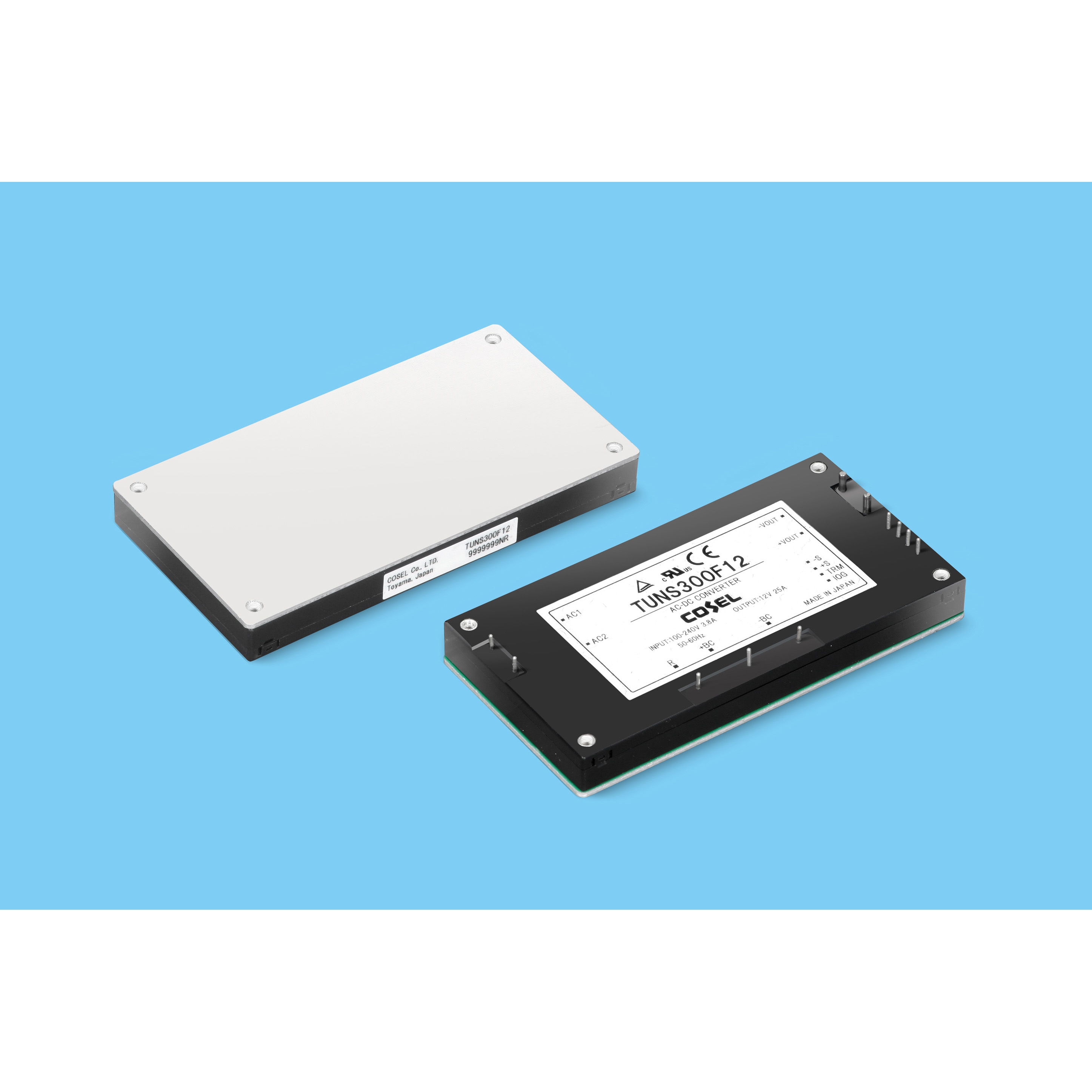 TUNS300F28-T DC/DCコンバータ TUNSシリーズ コーセル 入力電圧(V):AC85～264 1Φ 300W 11A