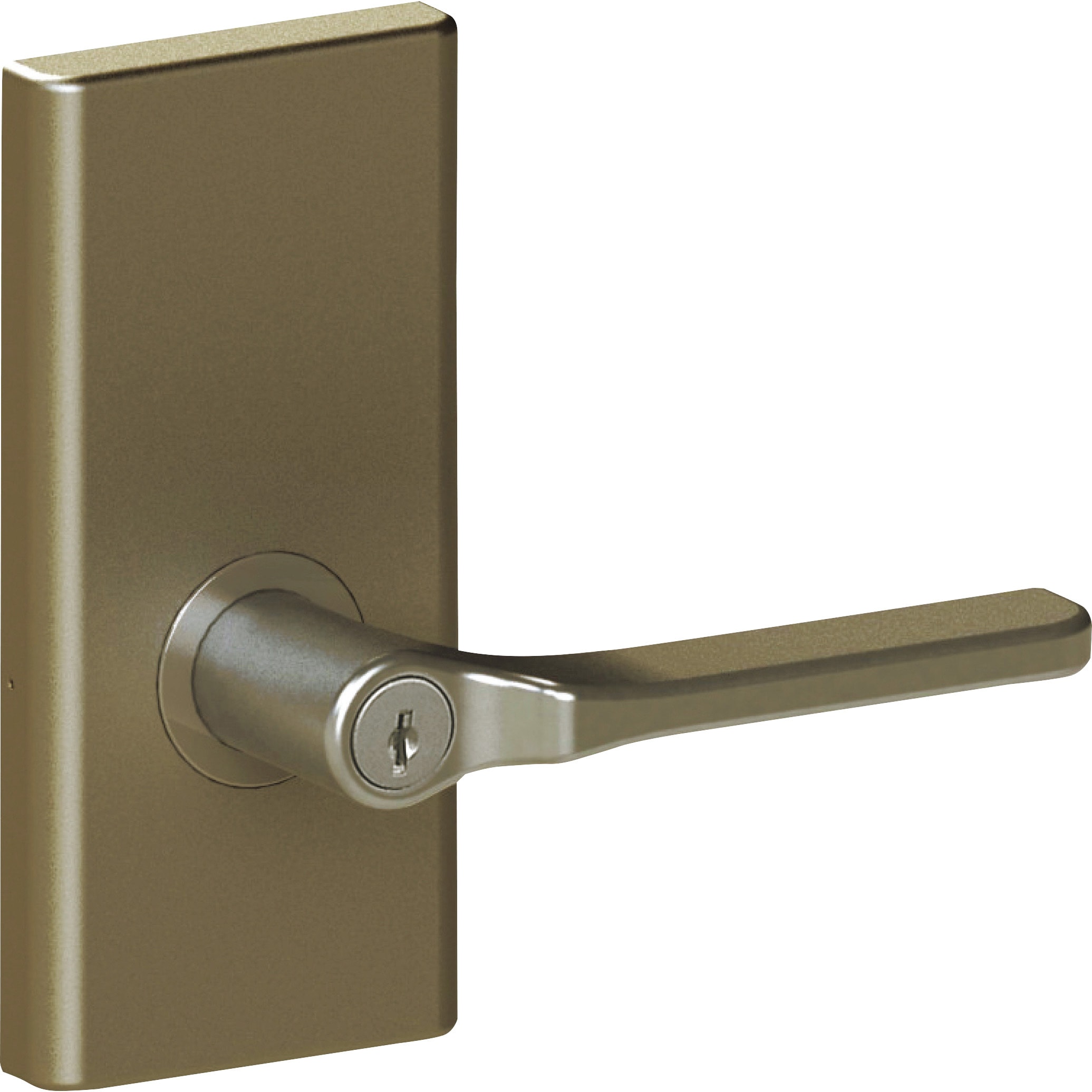 358-ML-B-5060 ”かんたん取替レバーハンドル” 座角型 ブロンズ色 ヒナカ(旧:日中製作所) 長さ105mm 1個 358-ML-B-5060鉄骨建築用金物