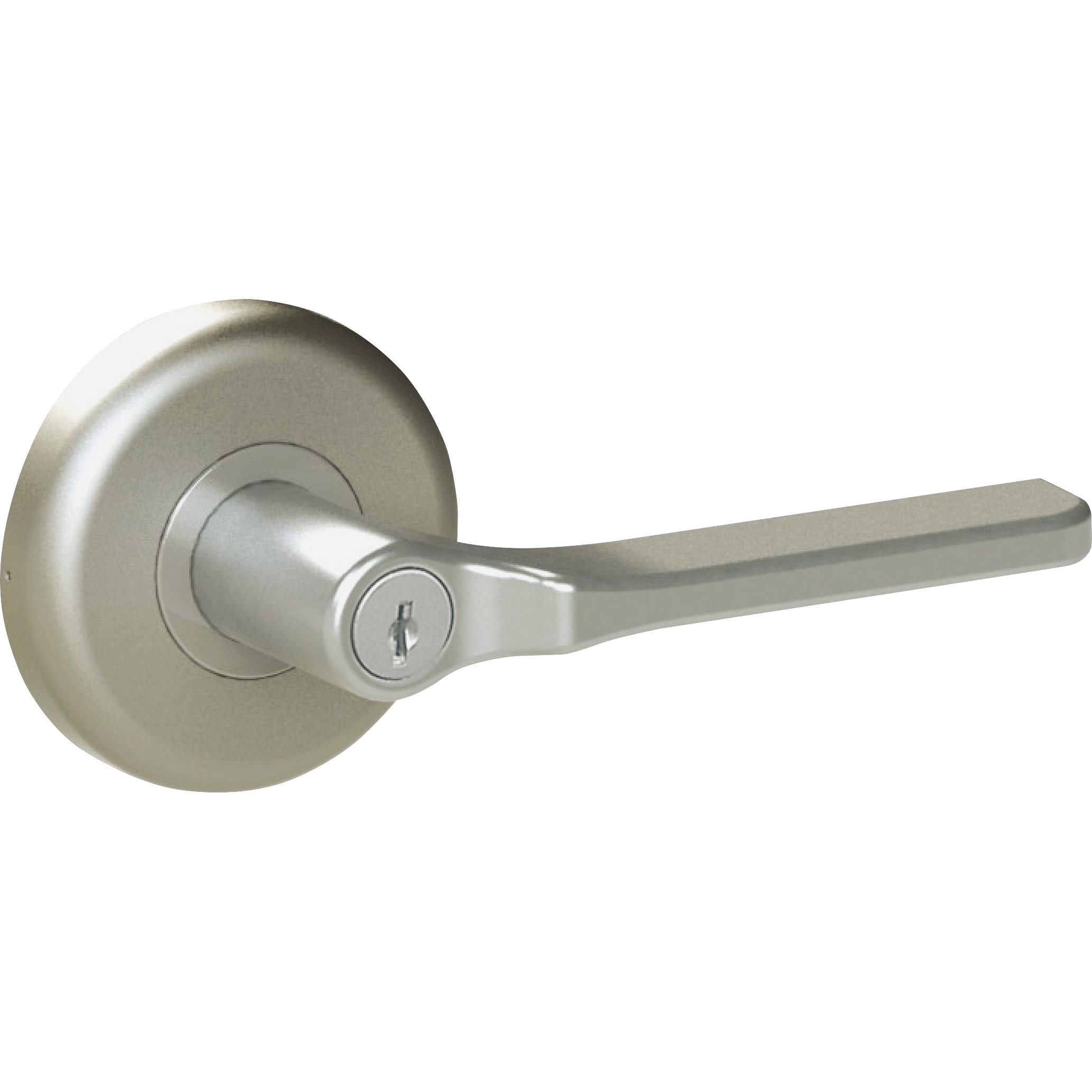 308-ML-SL-5060 ”かんたん取替レバーハンドル” 座丸型 シルバー色 ヒナカ(旧:日中製作所) 長さ105mm 1個 308-ML-SL-5060