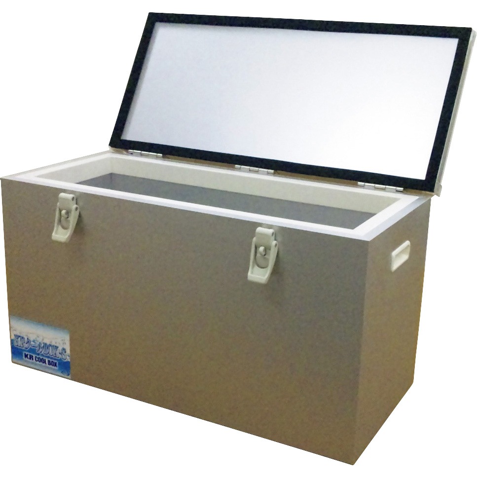 KRCL-80AL KRクールBOX-S(高性能小型保冷保温庫) 軽量化タイプ 関東冷熱工業 シルバー色 幅680mm 1台 KRCL-80AL