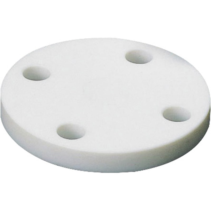 NR1414-001 フッ素樹脂(PTFE)ブラインドフランジ フロンケミカル 厚さ9mm外径75mm 1箱(5枚) NR1414-001