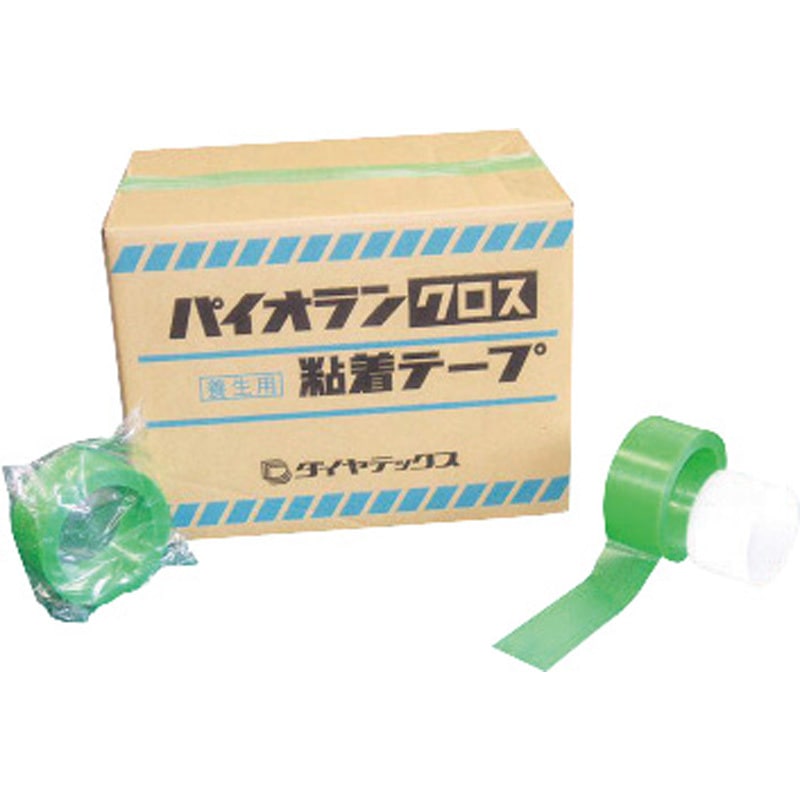 Y-09-GR-38CORELESS コアレステープ グリーン 箱売り ダイヤテックス 幅38mm長さ25m 1箱(36巻) Y-09-GR-38CORELESS