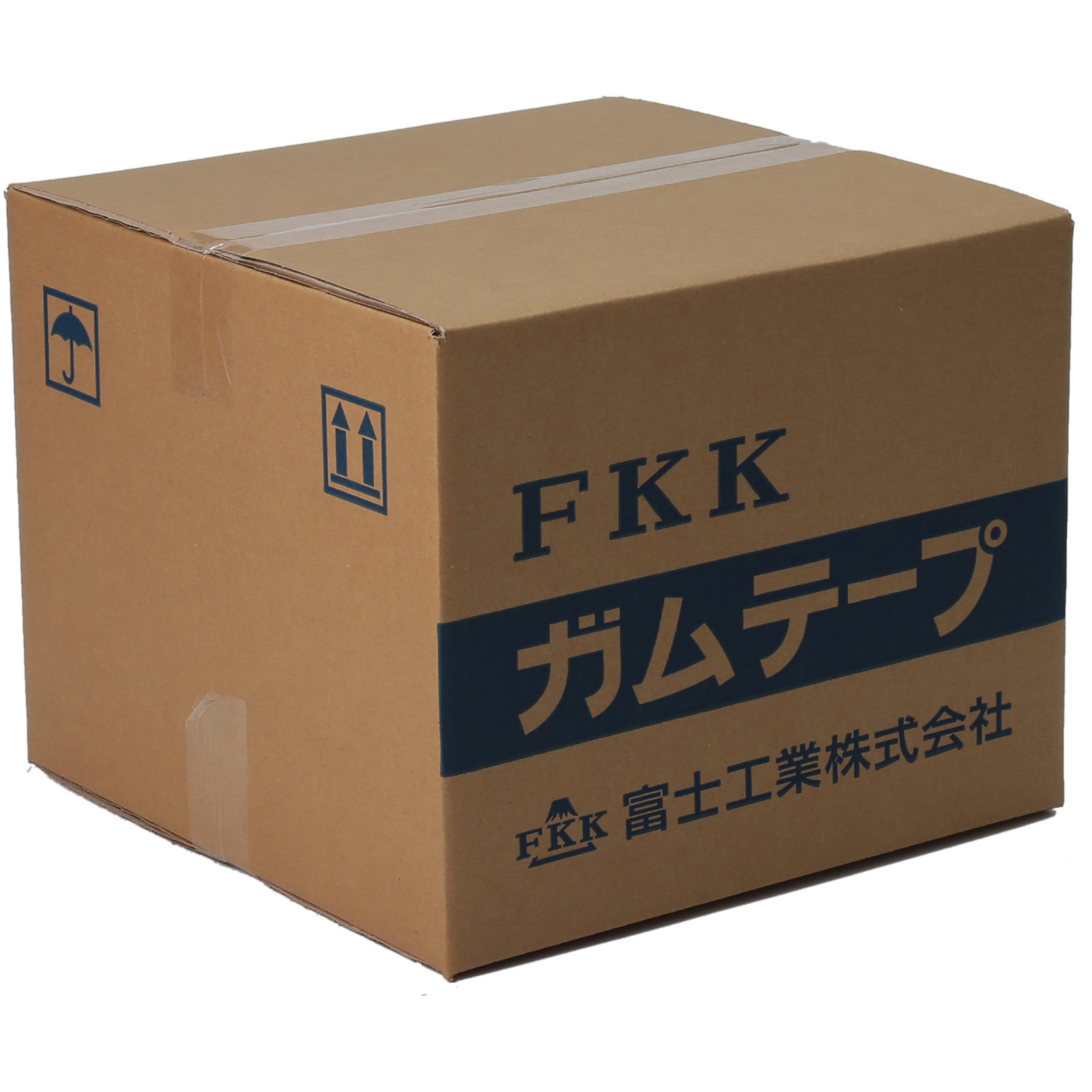 F70-50x180 FKKガムテープ 180m巻 FKK(富士工業) 茶色 幅50mm 1箱(20巻