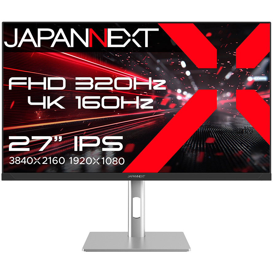 JN-IPS27G1632UF-HSP ゲーミング27型/3840×2160/HDMI×2、DP×2/ブラック/スピーカー有/2年保証 JAPANNEXT 非光沢 パネルIPS(AHVA) フリッカーフリーYES
