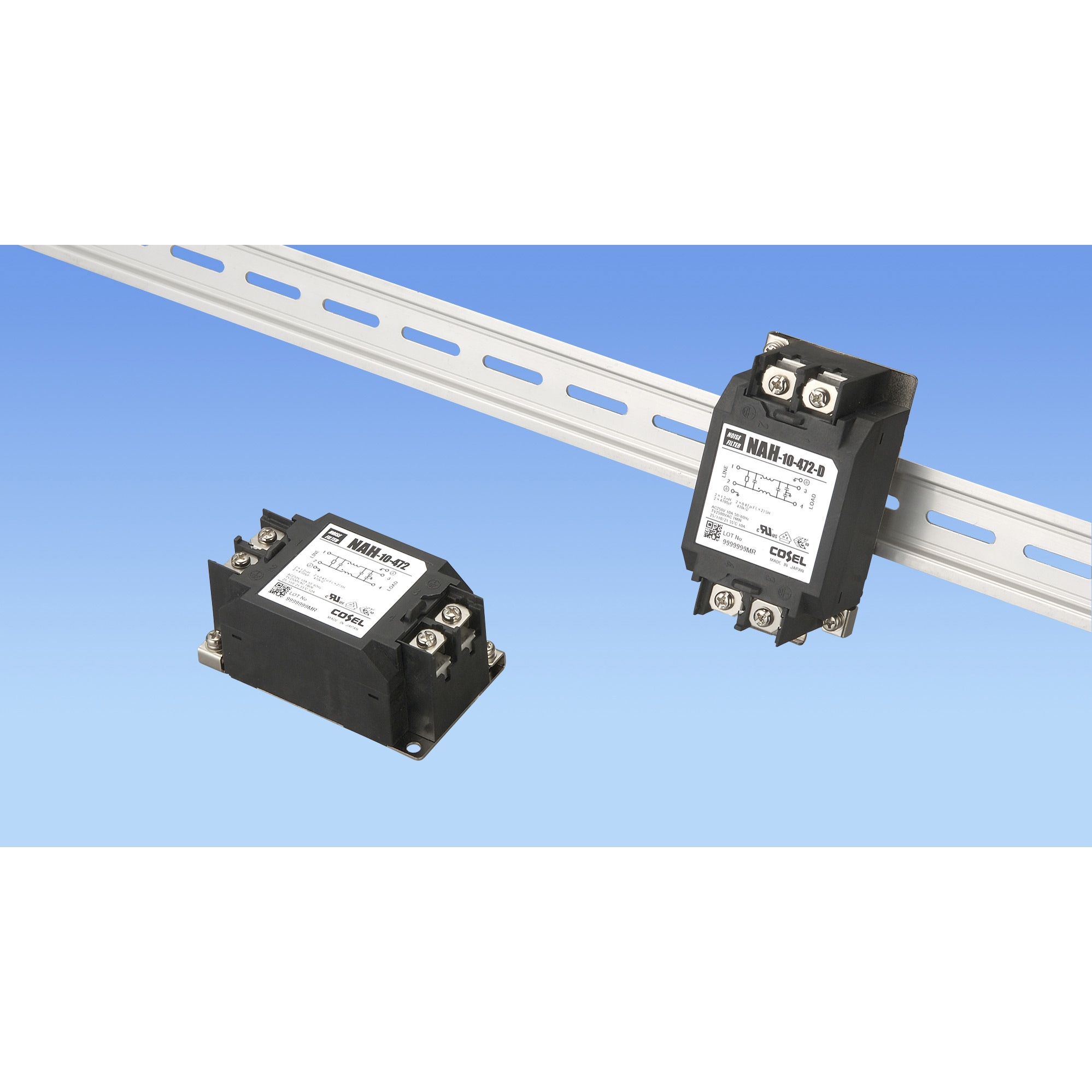 NAH-10-472-D ノイズフィルターNAHシリーズ コーセル 定格電流10A NAH