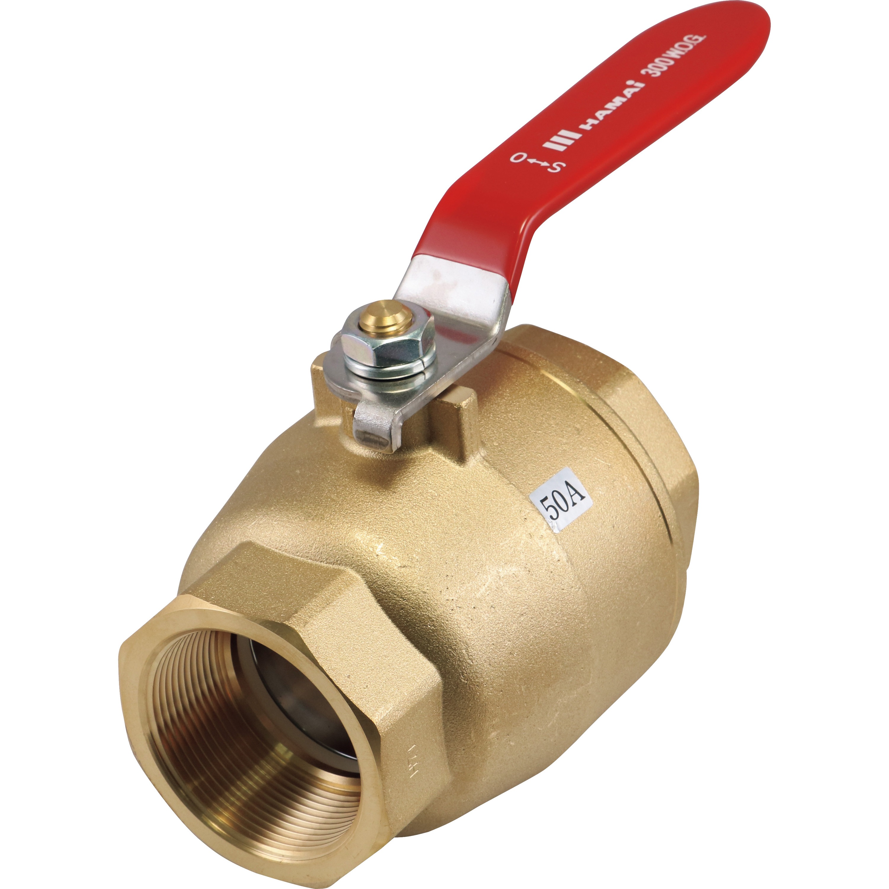 HBS-47-32RC 禁油処理ボールバルブ(黄銅) ハマイ RC×RC接続 呼び径(B)1.25  HBS-47-32RC