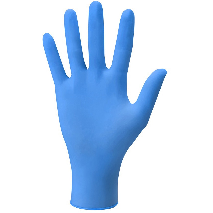 RZ003 ニトリル手袋 100枚入 SHOWA(ショーワグローブ) 粉なし ブルー色