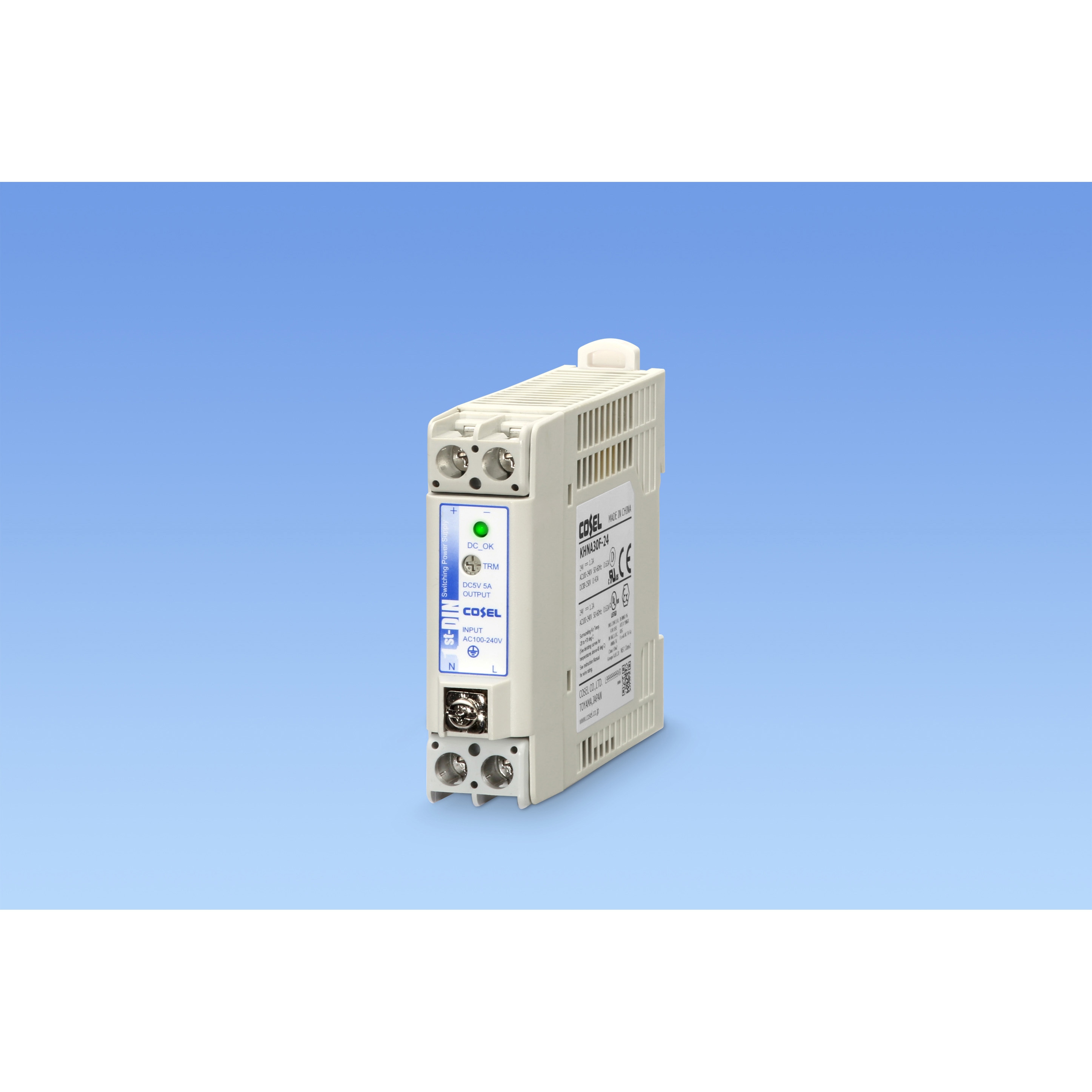 KHNA30F-24 電源ユニット KHシリーズ コーセル カバー付き/DINレール直付き KHNシリーズ 30W 1.3A 31.2W