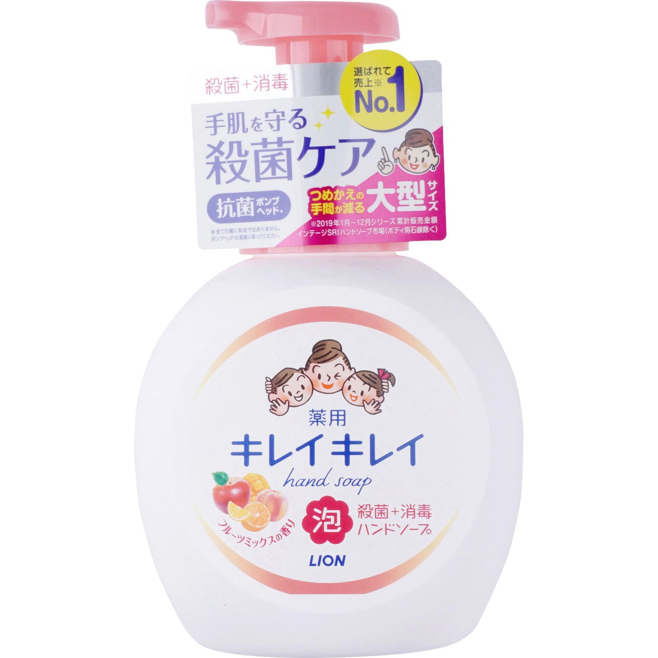 キレイキレイ 薬用泡ハンドソープ 1個(500mL) LION(ライオン) 【通販サイトMonotaRO】