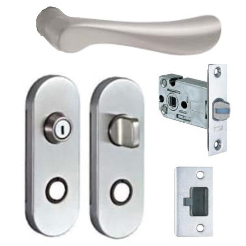 LS-52-5K13-N ハイレバーNo．52 シリンダー錠セット GIKEN(川口技研) LSミニケース錠仕様 小判座タイプ 適合扉厚28～40mm  LS-52-5K13-N