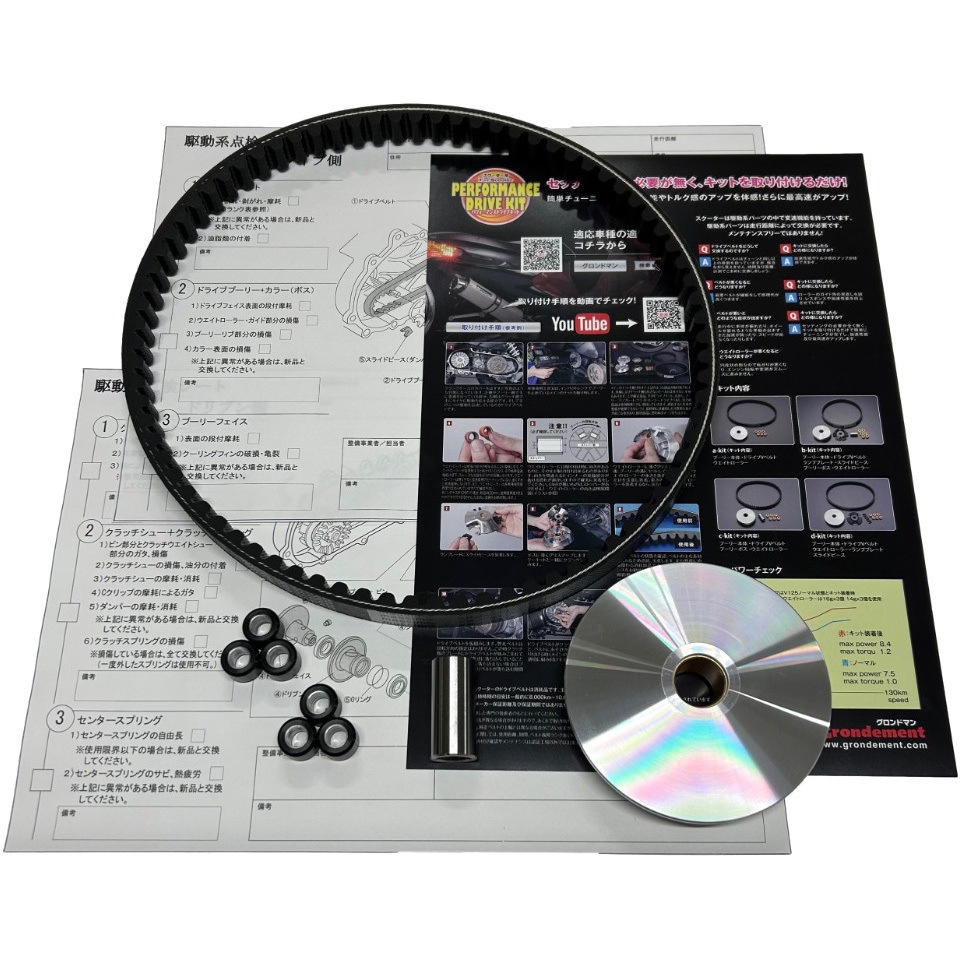 ページ CVT-034 massimo スクーター用パフォーマンスドライブキット 1セット