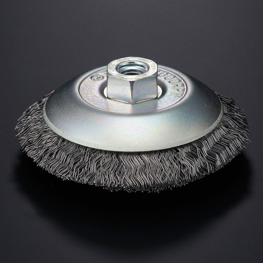 BM-125 ワイヤーベベルブラシ 電動工具用 高島産業 硬鋼線 SW 外径