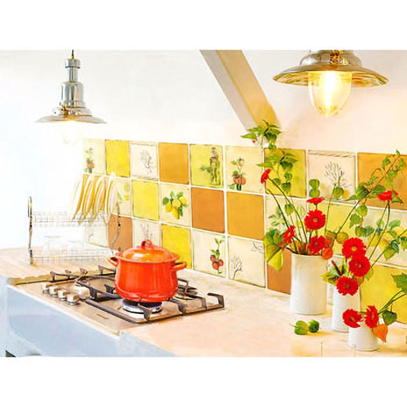 ALC-8 アルミニウムキッチンシート Dream Sticker ベジタブル色