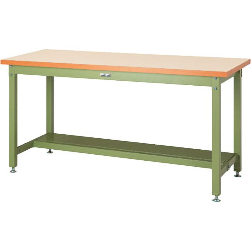 SSMH-1275T-IG ワークテーブルスーパータイプ(H900) 山金工業 荷重3000kg メラミン製天板 アイボリー 間口1200mm奥行750mm  SSMH-1275T-IG