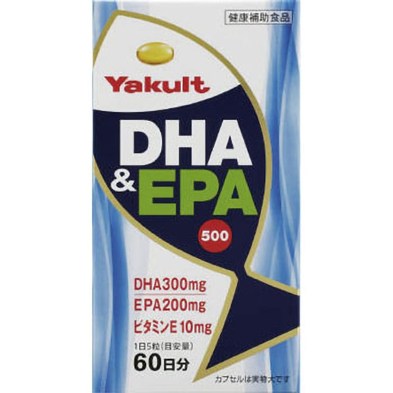 DHA&EPA500 1個(300粒) ヤクルトヘルスフーズ 【通販サイトMonotaRO】