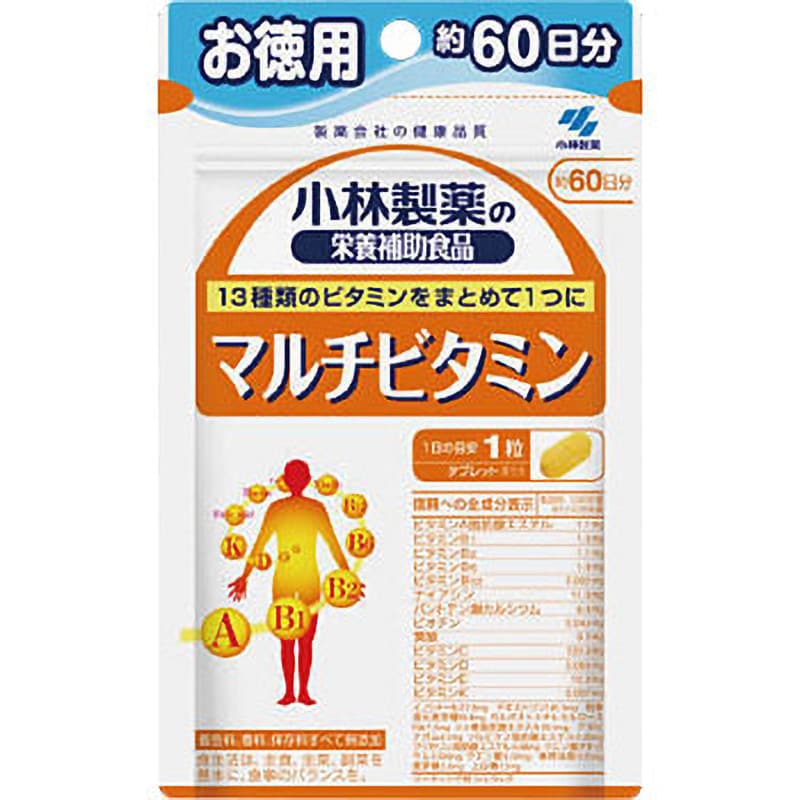 マルチビタミン 1個(60粒) 小林製薬 【通販サイトMonotaRO】