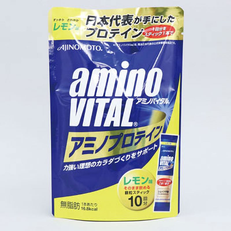 アミノバイタル アミノプロテイン レモン味 1個(10本) 味の素 【通販 