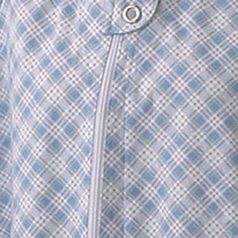 307020 エコノミー上下続き服 幸和製作所 男女兼用 サックス色 サイズS