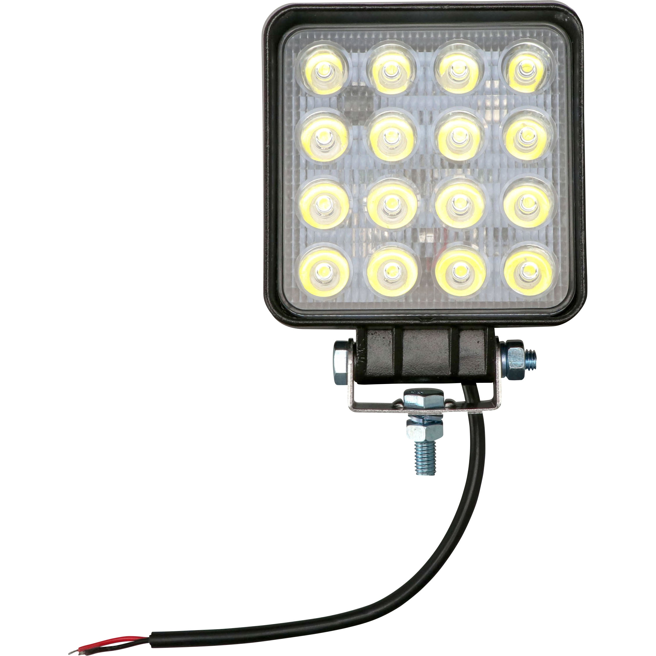 ワークライト 16LED 角形 12V/24V共用 モノタロウ 角型 48W 定格電圧