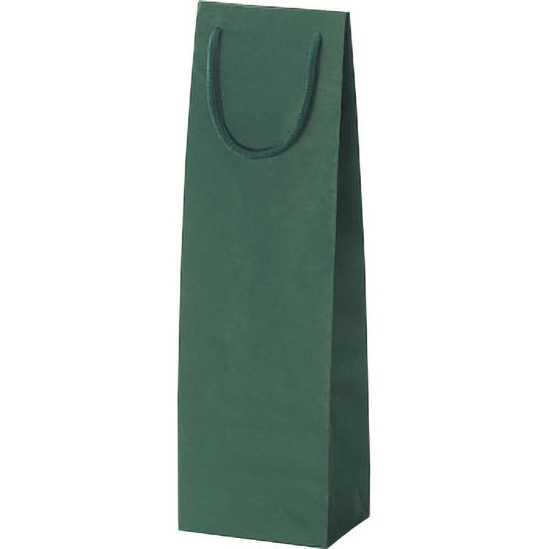 7087 ワインギフトバッグ グローバル グリーン色  1枚(50枚)