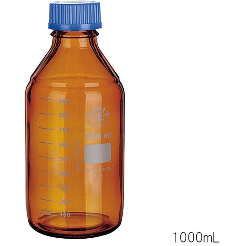 2070H/1000 ネジ口メディウム瓶 SIMAX 遮光タイプ パッキン付き ねじ口規格(GL)45 1000mL  1個