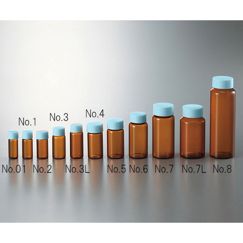 No.1 CCスクリュー管 マルエム[理化学・容器] 4mL  1箱(100本)