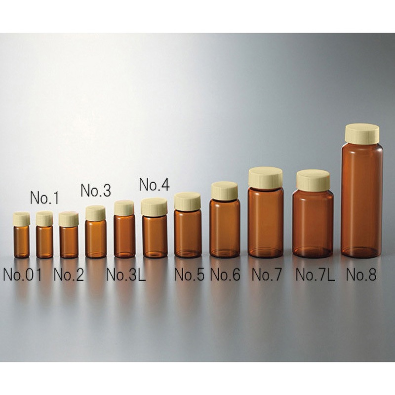 No.1 CCスクリュー管 マルエム[理化学・容器] 4mL  1箱(100本)